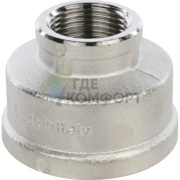 Муфта STOUT ВВ 1 1/2 x 1/2 никелированная - фото 2