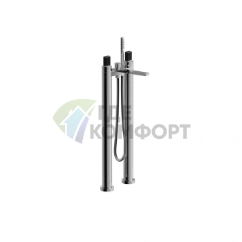 Напольный смеситель для ванны Fantini Venezia с ручным душем, хром (29 02 N580SB) - фото 1