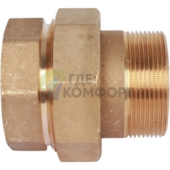 Разъемное соединение американка ВН 2, уплотнение под гайкой o-ring кольцо Stout - фото 2