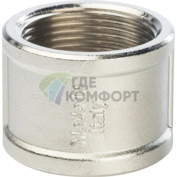 Муфта STOUT ВВ 1 1/4 внутренняя резьба никелированная - фото 3