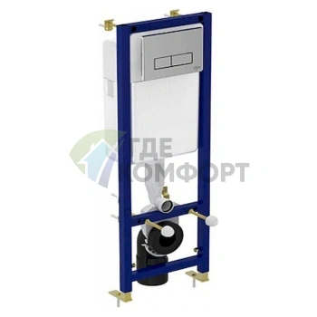 Комплект для подвесного унитаза: чаша IFO Special, инсталляция Ideal Standard 4 в 1 и сиденье с микролифтом - фото 2