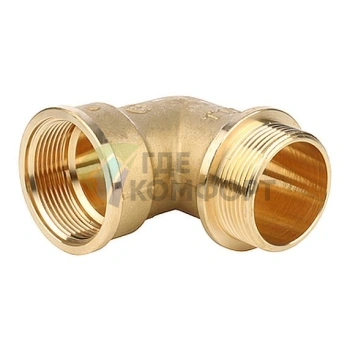 Угольник STOUT с упором внутренняя/наружная резьба 1/2