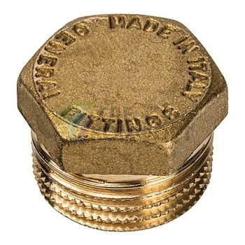 Заглушка STOUT НР 1/2 наружная резьба латунная - фото 1