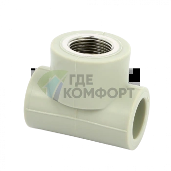 Тройник PPR с внутренней резьбой 25x1/2 FV-Plast - фото 1