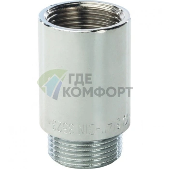 Удлинитель STOUT латунный 3/4 x 40 хромированный - фото 2