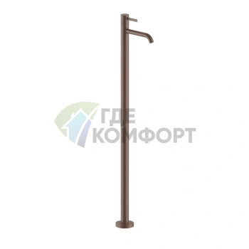 Напольный однорычажный смеситель Fantini AF/21 для раковины в цвете Matt Copper PVD (27 P9 A736B) - фото 1