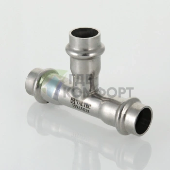 Пресс-тройник 35 х 28 х 35 мм из нержавеющей стали VTi.931.I.352835 VALTEC (ВАЛТЕК) - фото 2