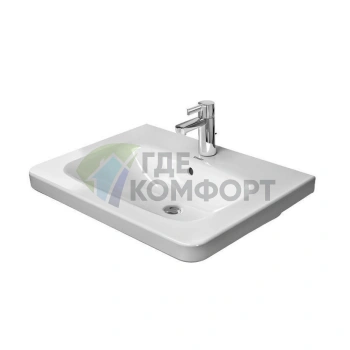 Раковина Duravit DuraStyle 800x480 мм для мебели, без перелива, 1 отверстие, белый (2320800041) - фото 1