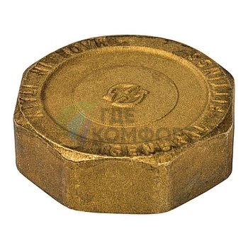 Заглушка STOUT ВР 2 внутренняя резьба латунная - фото 1