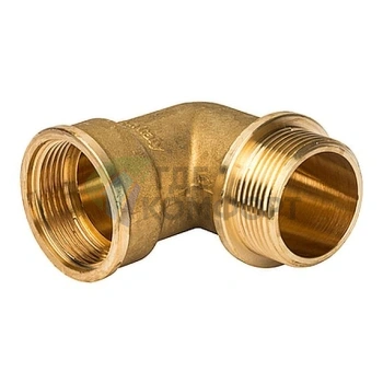 Угольник STOUT с упором внутренняя/наружная резьба 1 1/4 - фото 1