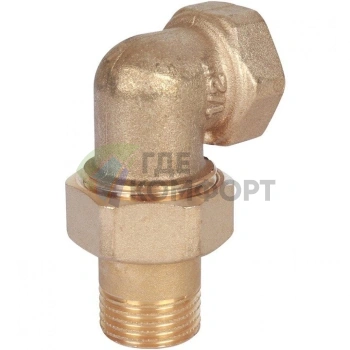 Разъемное соединение американка НН 1/2, уплотнение под гайкой o-ring кольцо Stout - фото 1