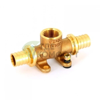 Тройник настенный с внутренней резьбой 20-Rp1/2-20 RX+ REHAU (РЕХАУ - 14562941001) - фото 1