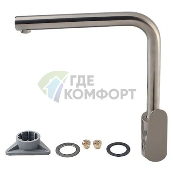 Смеситель Hansgrohe Focus 31817800 для кухни с поворотным изливом и выдвижной лейкой - фото 3