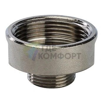 Переходник STOUT ВН 1 1/4 x 3/4 внутренняя/наружная резьба никелированный - фото 1