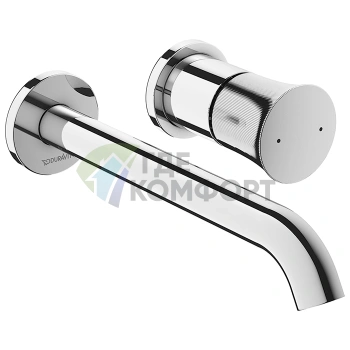 Смеситель для раковины Duravit White Tulip встраиваемый, хром, излив 225 мм (WT1070004010) - фото 1