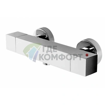 Термостат для душа Bossini Cube наружный 1/2 хром (Z004103.030) - фото 1
