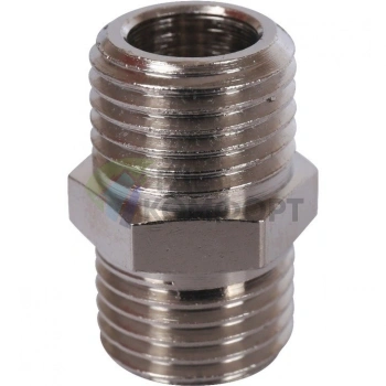 Ниппель HH 1/4 никелированный Stout - фото 1