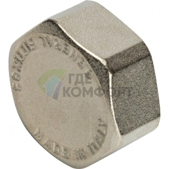 Заглушка STOUT ВР 3/4 внутренняя резьба никелированная - фото 3