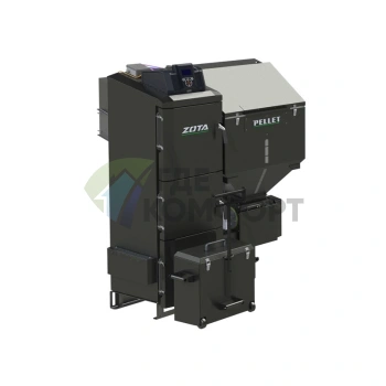 Твердотопливный котел Zota Pellet Black 35кВт 2R-400 - фото 1