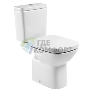 Компактный унитаз Roca Debba с системой микролифта