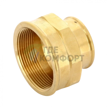 Муфта переxодная ВВ 2x1 1/4 бронза Viega - фото 4