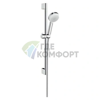 Комплект для ванной Hansgrohe Logis Classic: смеситель для ванны с душем, смеситель для раковины и душевая стойка - фото 3