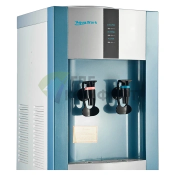 Кулер для воды AquaWork AW 16L/EN серебристо-синий - фото 2