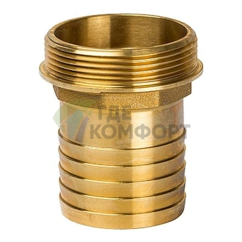 Штуцер с наружной резьбой STOUT НР 2 x 50 - фото 1