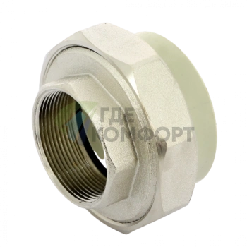 Разъёмное соединение PPR с внутренней резьбой 63x2 FV-Plast - фото 1