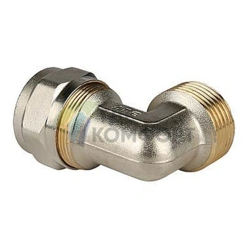 Stout Угольник-переходник с наружной резьбой 1x26 для металлопластиковых труб винтовой - фото 2