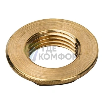 Контргайка STOUT с упором 1/2 латунная - фото 2