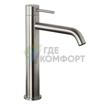 Смеситель для раковины FIMA Carlo Frattini Spillo Steel высокий, INOX (F3071LINOX) - фото 1