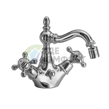 Смеситель для биде FIMA|Carlo Frattini Elizabeth с вращающимся изливом и донным клапаном, хром (F5092CR) - фото 1