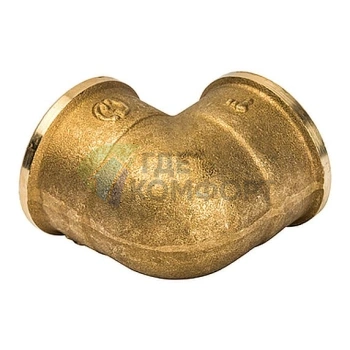 Угольник Stout внутренняя/внутренняя резьба латунный ВВ 1 - фото 3