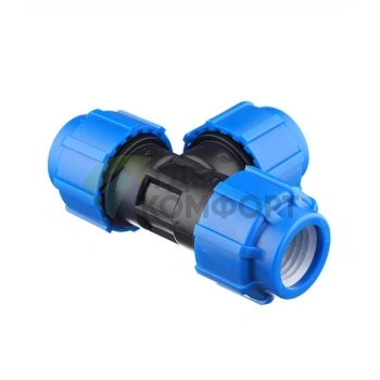 Тройник 40 ПНД Политэк - фото 3