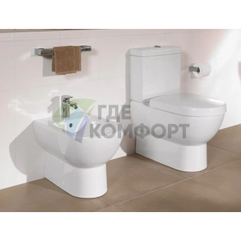 Приставной унитаз Villeroy-Boch Subway Plus 6607 10R1 цвета Alpin - фото 4