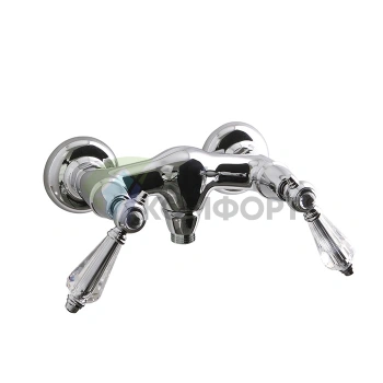 FIMA | Carlo Frattini Herend Chic Смеситель для душа наружного монтажа с ручками SWAROVSKI в цвете хром (F5405/1CCR) - фото 1