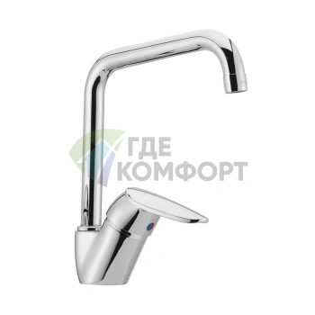 Кухонный смеситель FIMA Carlo Frattini с вращающимся изливом в хроме (F3207/1CR) - фото 1