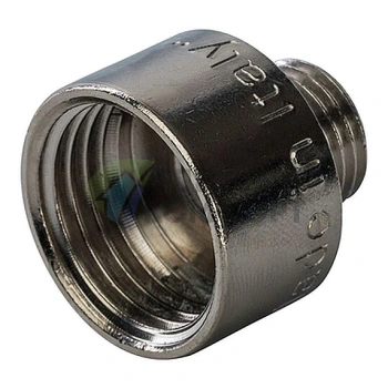 Переходник STOUT ВН 1/2 x 1/4 внутренняя/наружная резьба никелированный - фото 3