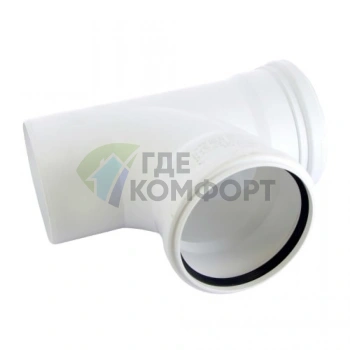 Тройник канализационный Raupiano Plus 110/110х87° REHAU (РЕХАУ - 11230051001) - фото 4