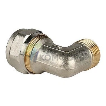 Stout Угольник-переходник с наружной резьбой 3/4x26 для металлопластиковых труб винтовой - фото 2