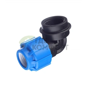 Уголок с внутренней резьбой 25x1 ПНД Политэк - фото 3