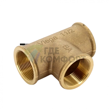 Тройник ВР 1 1/2, бронза Viega - фото 1