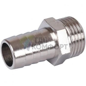 Штуцер НР 1/2x16, никелированный Stout - фото 3