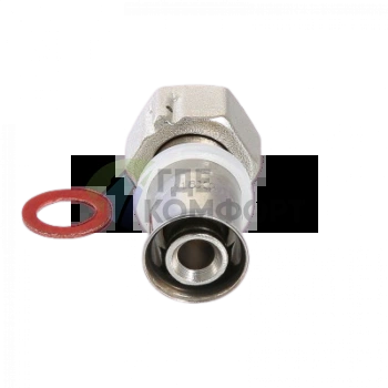 Соединитель пресс с накидной гайкой 16х1/2 Valtec - фото 2