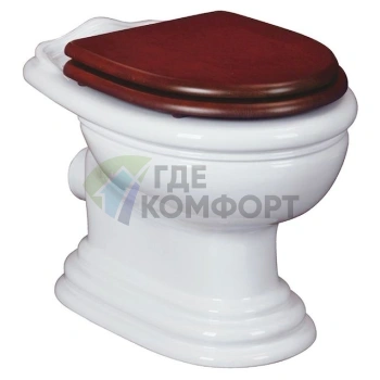 Приставной унитаз Migliore Milady BI со скрытым монтажом: элегантность и стиль - фото 1