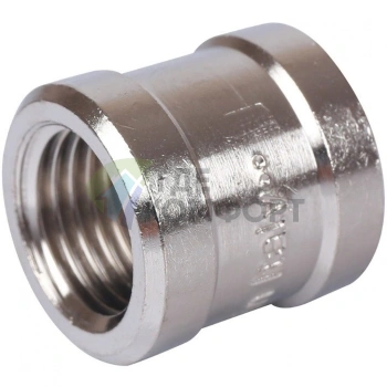 Муфта ВВ 1/4 никелированная Stout - фото 4