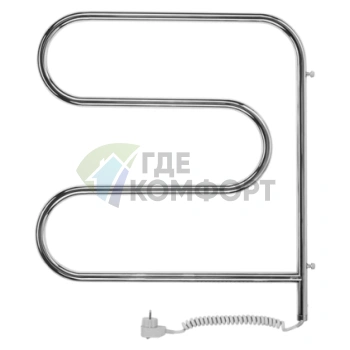 Полотенцесушитель электрический Terminus F-образный 25 ПСЭ 50x50 - фото 1