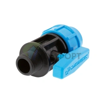 Кран шаровой с наружной резьбой 25x3/4 ПНД Джилекс - фото 2