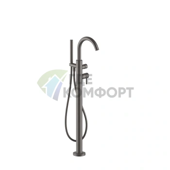 Напольный смеситель для ванны FANTINI NOSTROMO Matt Gun Metal PVD (50 P5 E880B) - фото 1